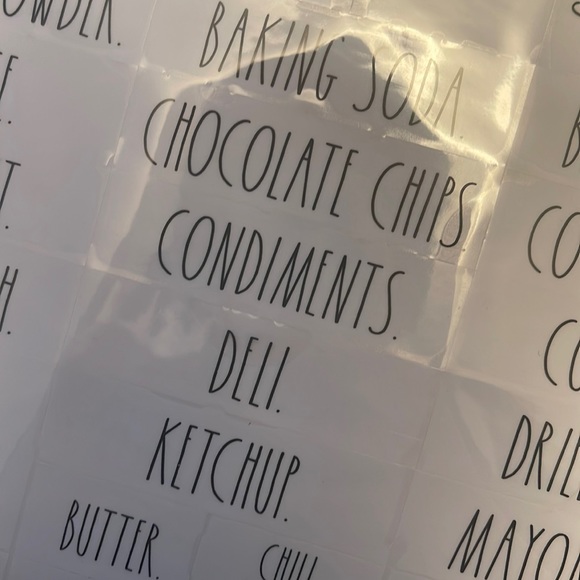 Rae Dunn organizing stickers - Picture 4 of 4